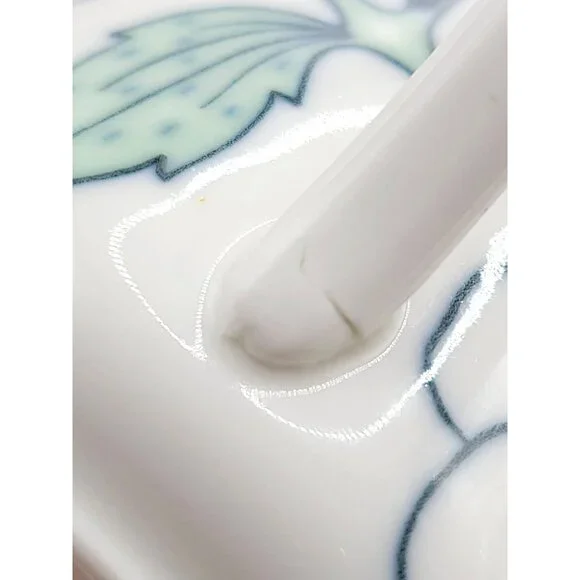 Rorstrand Mug MCM Sylvia Pattern Floral Coffee Cup W/ Handle Blue Pansies *Fair* - Picture 5 of 7